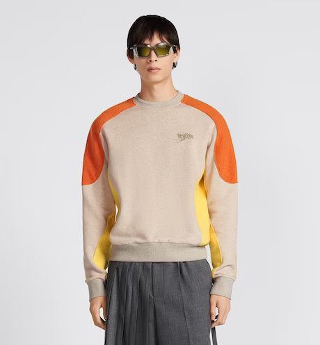 Dior Sweatshirt Beige Cotton and Cashmere Fleece Size US XL / EU 56 / 4 - 3 Thumbnail