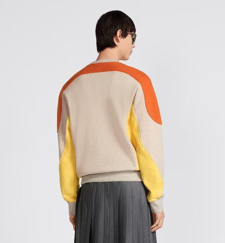 Dior Sweatshirt Beige Cotton and Cashmere Fleece Size US XXL / EU 58 / 5 - 5 Thumbnail
