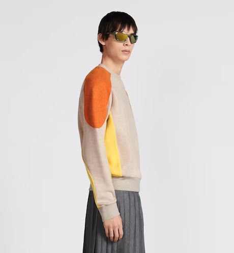 Dior Sweatshirt Beige Cotton and Cashmere Fleece Size US XXL / EU 58 / 5 - 4 Thumbnail