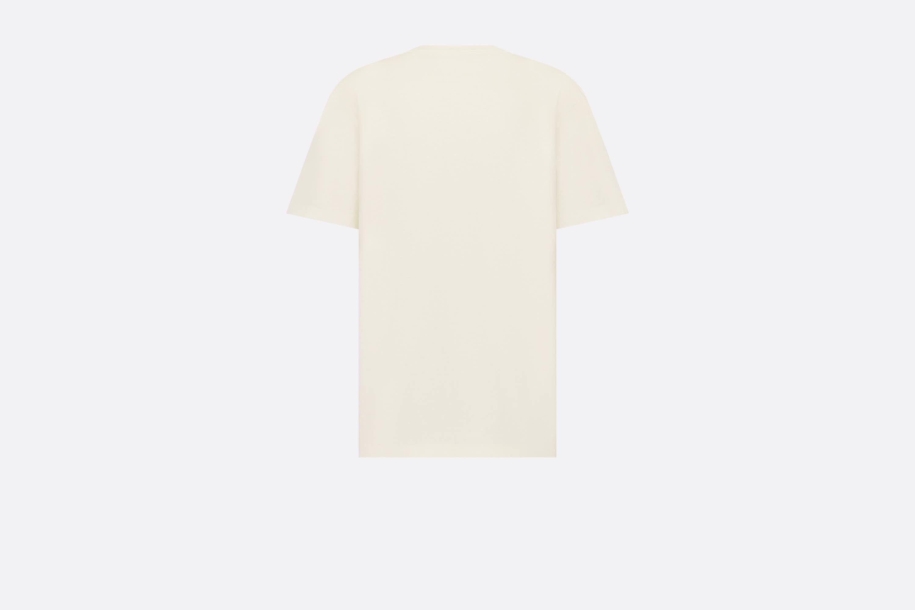 Dior Relaxed-Fit DIOR TEARS T-Shirt White Slub Cotton Jersey Size US L / EU 52-54 / 3 - 2 Thumbnail