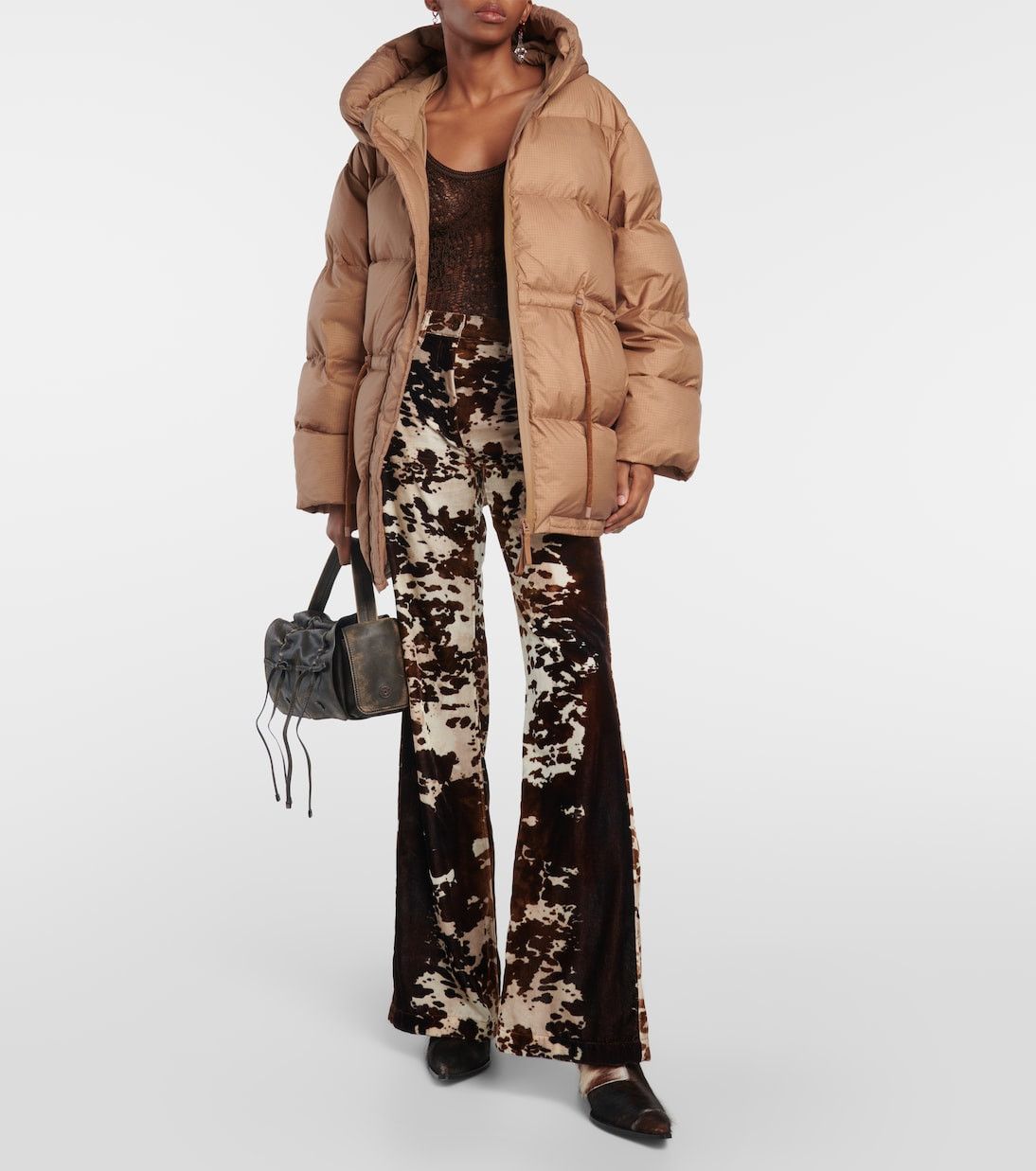Acne Studios Puffer jacket in Bronze Size S / US 4 / IT 40 - 2 Thumbnail