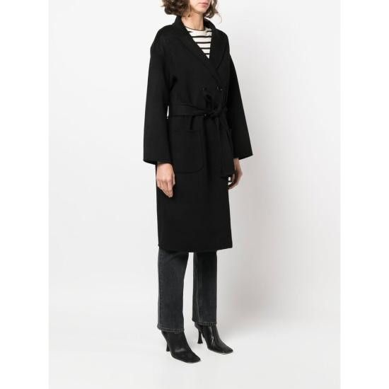 Anine Bing ANINE BING Women Coats A 01 4001 000 BLACK Size L / US 10 / IT 46 - 4 Thumbnail