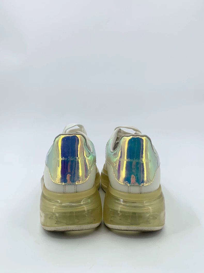 Alexander McQueen Alexander McQueen Alexander McQueen Size 35 White Laced Low-top Thick Sole Leather Casual Shoes Size US 5 / IT 35 - 4 Thumbnail