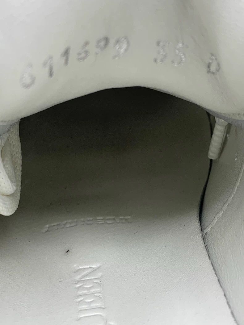 Alexander McQueen Alexander McQueen Alexander McQueen Size 35 White Laced Low-top Thick Sole Leather Casual Shoes Size US 5 / IT 35 - 6 Thumbnail