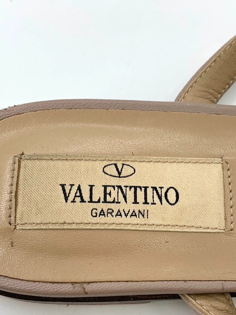 Valentino Valentino Size 35 Peacock Blue Studs Patent Leather Pointed Toe Flat Shoes Size US 5 / IT 35 - 7 Thumbnail