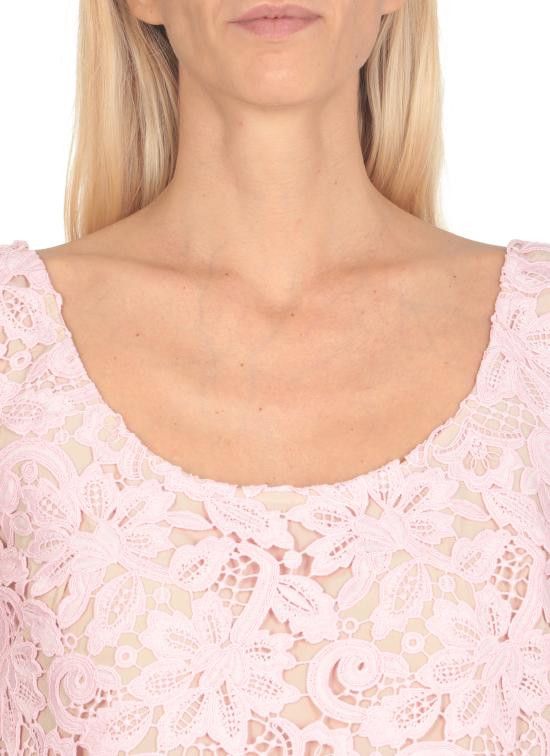 Self-Portrait SELF PORTRAIT Women Mid Skirts PF24152SP FLORAL LACEPINK Pink Size S / US 4 / IT 40 - 5 Thumbnail
