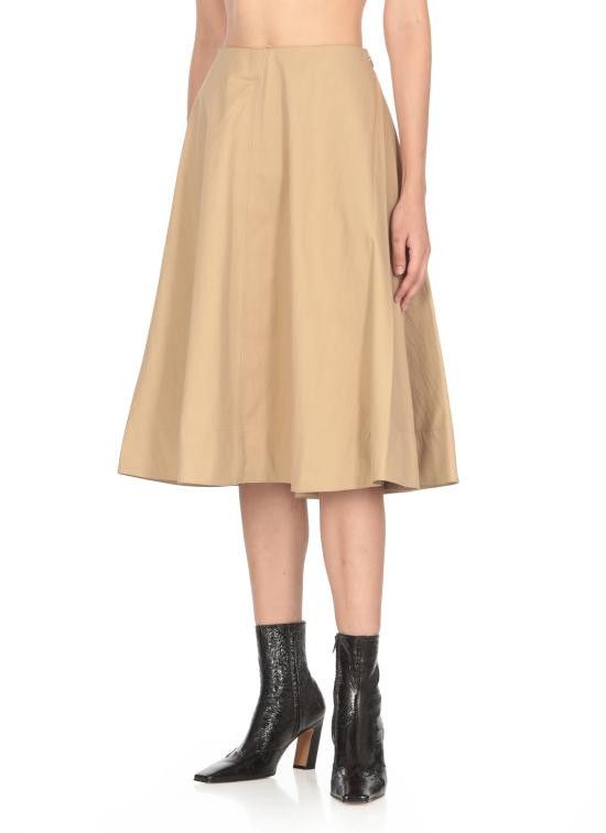 KHAITE KHAITE Women Mid Skirts 4123186 963 Beige Size 25" / US 0 / IT 36 - 3 Thumbnail