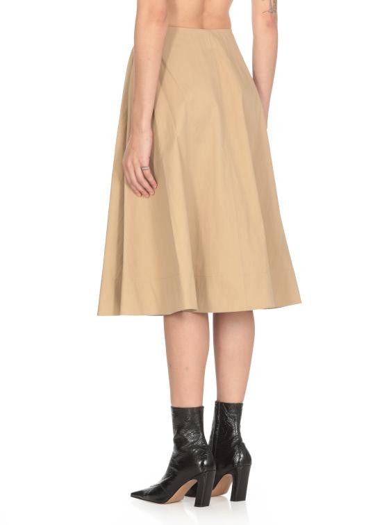 KHAITE KHAITE Women Mid Skirts 4123186 963 Beige Size 25" / US 0 / IT 36 - 4 Thumbnail