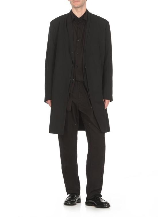 Yohji Yamamoto YOHJI YAMAMOTO Men Long Tops HOB30204 1 Black Size US M / EU 48-50 / 2 - 2 Thumbnail