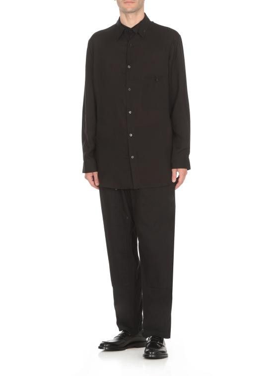 Yohji Yamamoto YOHJI YAMAMOTO Men Long Tops HOB30204 1 Black Size US M / EU 48-50 / 2 - 3 Thumbnail