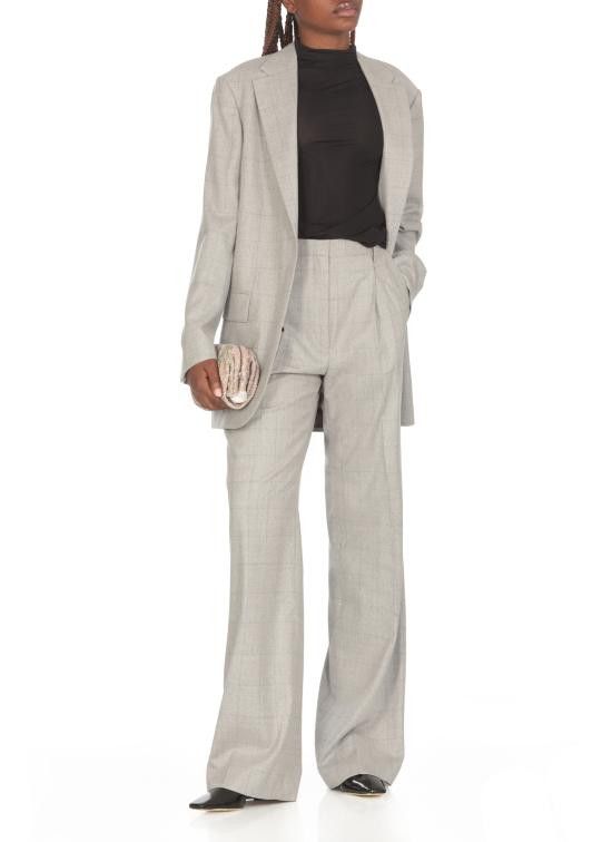 Dries Van Noten DRIES VAN NOTEN Women Straight Pants 010901 9187800 Grey Size 25" / US 0 / IT 36 - 2 Thumbnail