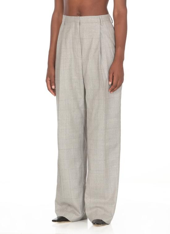 Dries Van Noten DRIES VAN NOTEN Women Straight Pants 010901 9187800 Grey Size 25" / US 0 / IT 36 - 3 Thumbnail