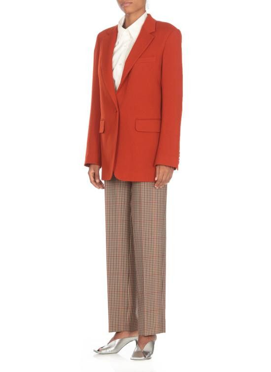 Dries Van Noten DRIES VAN NOTEN Women Jackets 010400 9201701 Orange Size S / US 4 / IT 40 - 3 Thumbnail