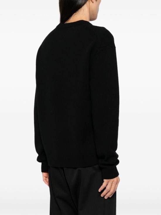 Maison Kitsune MAISON KITSUNE Men Sweater NM00808KM0329 P199 Black Size US XL / EU 56 / 4 - 2 Thumbnail