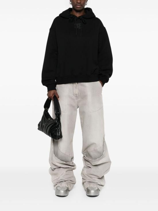 Alexander Wang ALEXANDER WANG Women Hoodies 4CC3242101 001 Black Size XS / US 0-2 / IT 36-38 - 4 Thumbnail