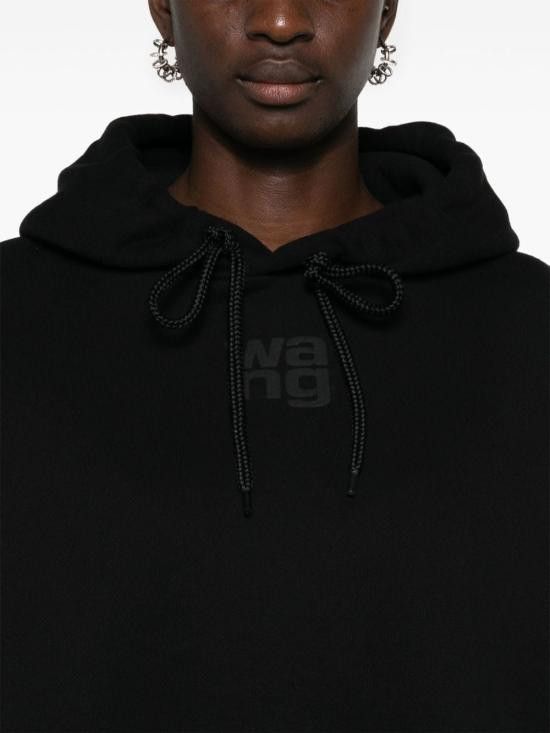Alexander Wang ALEXANDER WANG Women Hoodies 4CC3242101 001 Black Size XS / US 0-2 / IT 36-38 - 2 Thumbnail