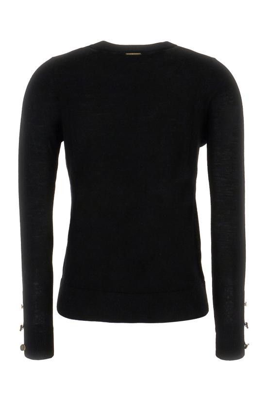 Michael Kors MICHAEL KORS Women Sweater MU260EF4VR 001 BLACK Size L / US 10 / IT 46 - 2 Thumbnail