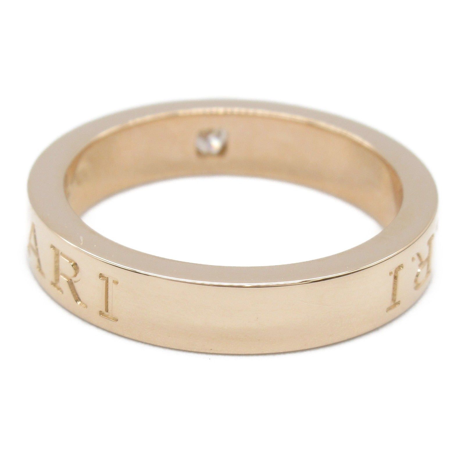 Bvlgari Bvlgari Bulgari Double Logo 1P Diamond Ring K18Pg (Pink Gold) Clear Size ONE SIZE - 3 Thumbnail