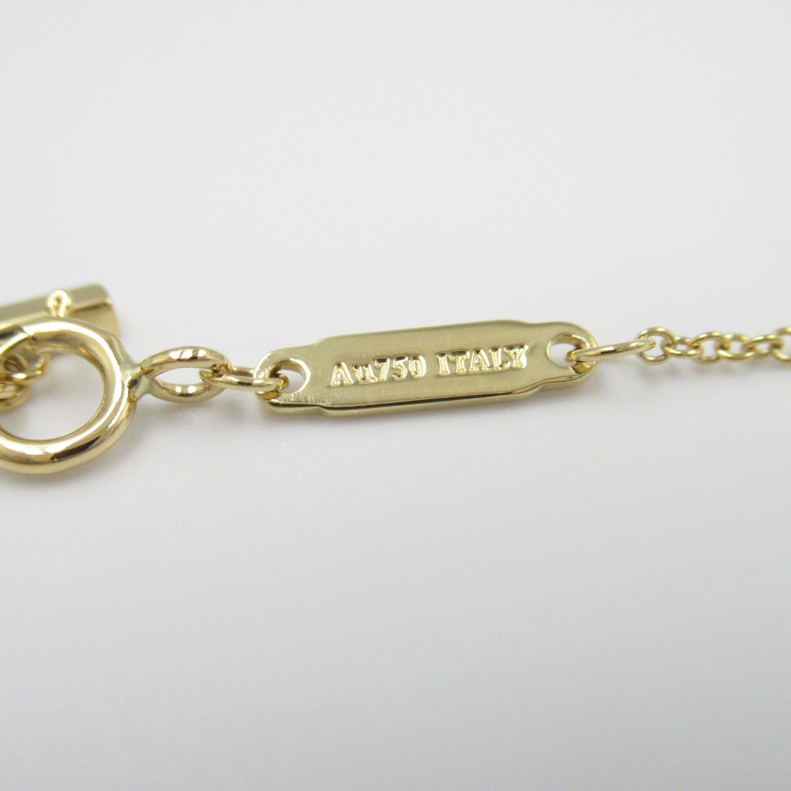 Tiffany & Co. Tiffany Co T-Smile Mini Diamond Necklace K18 (Yellow Gold) Clear Size ONE SIZE - 5 Thumbnail