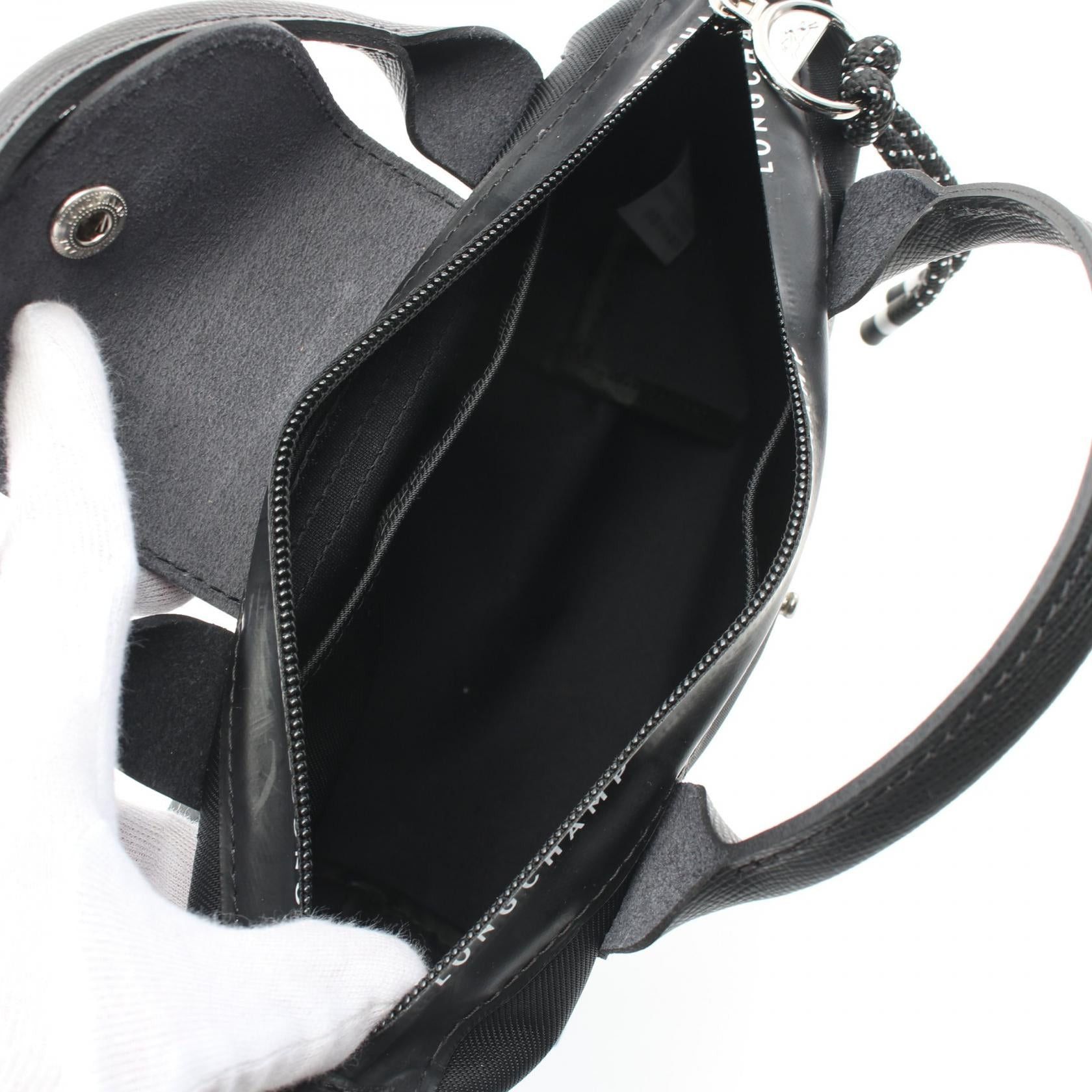 Longchamp Longchamp Le Preage Energy Xs Handbag Nylon Leather Black Size ONE SIZE - 3 Thumbnail