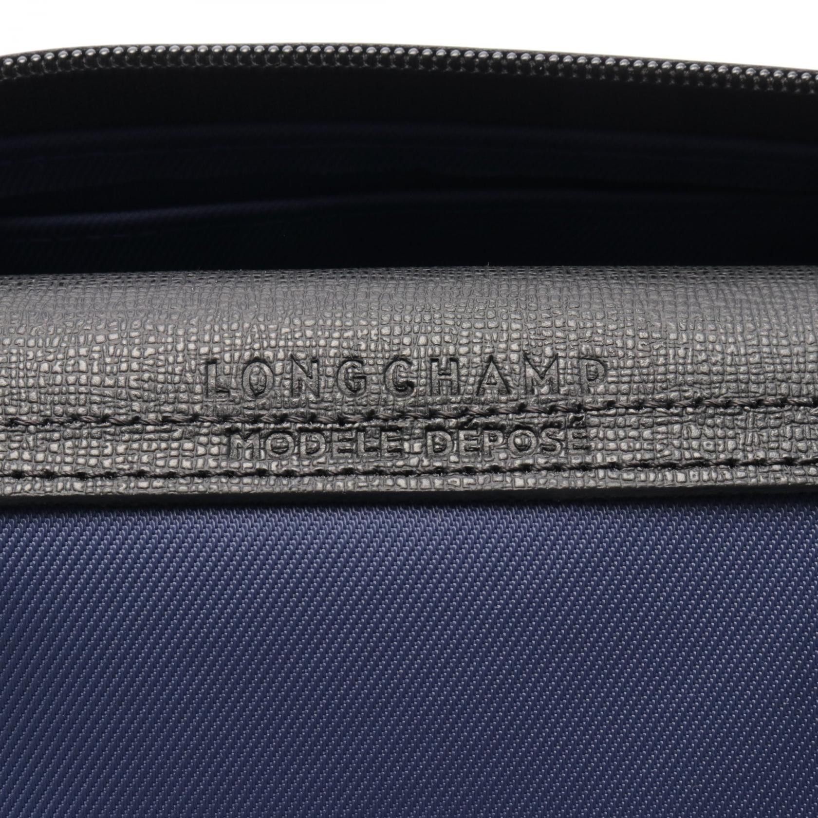 Longchamp Longchamp Le Preage Energy L Handbag Tote Bag Nylon Leather Navy Black Size ONE SIZE - 4 Thumbnail
