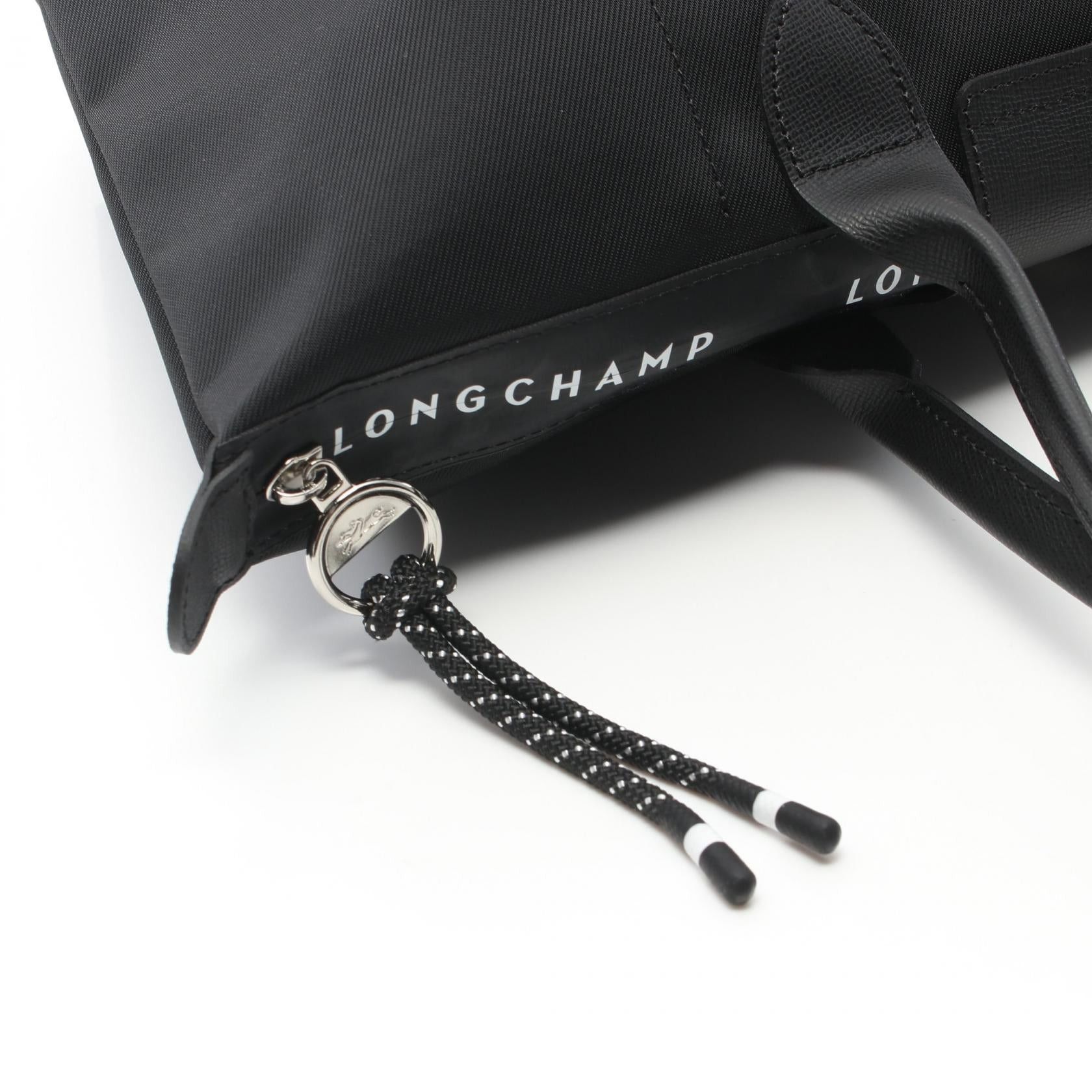 Longchamp Longchamp Le Preage Energy L Shopping Handbag Tote Bag Nylon Leather Black Size ONE SIZE - 5 Thumbnail