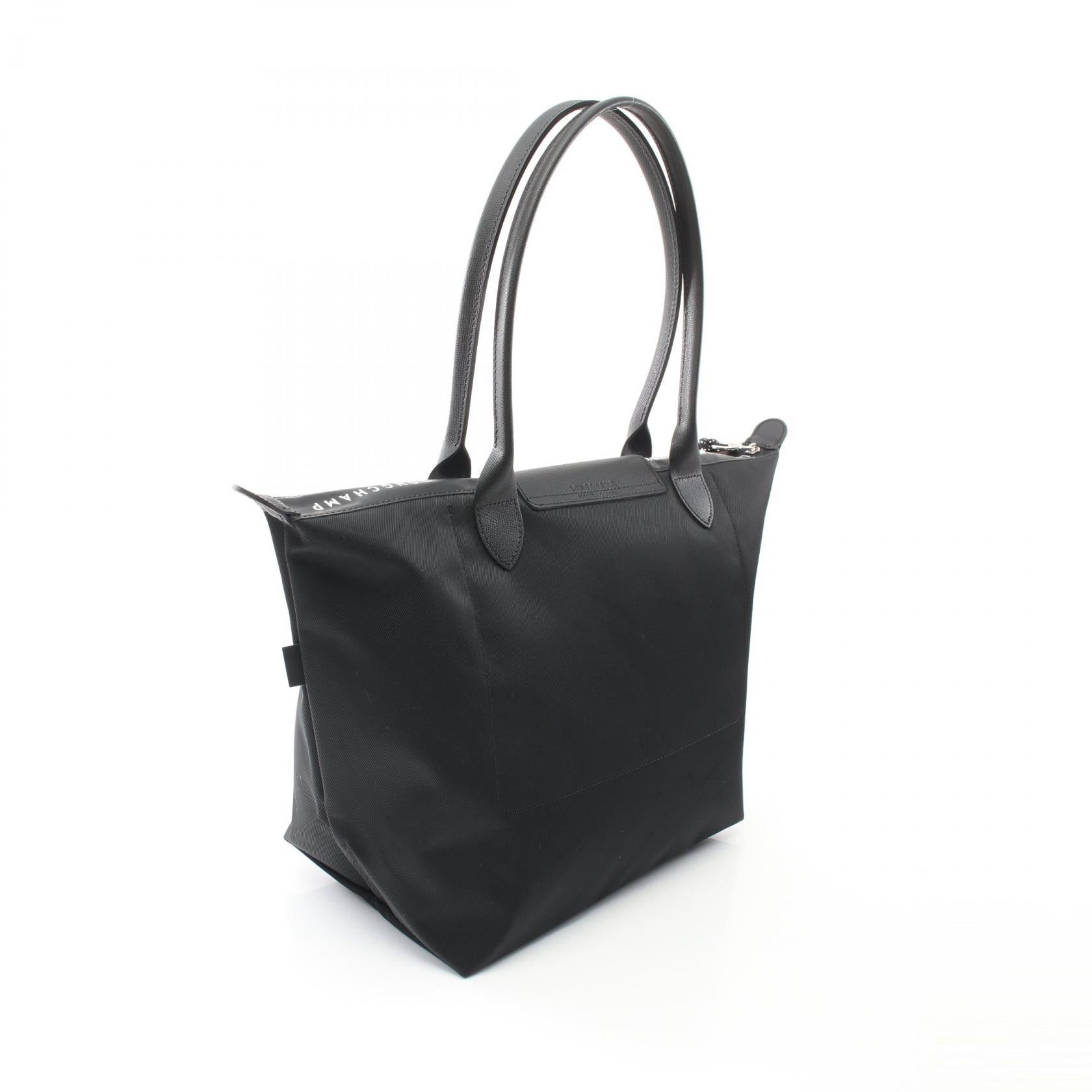 Longchamp Longchamp Le Preage Energy L Shopping Handbag Tote Bag Nylon Leather Black Size ONE SIZE - 2 Thumbnail
