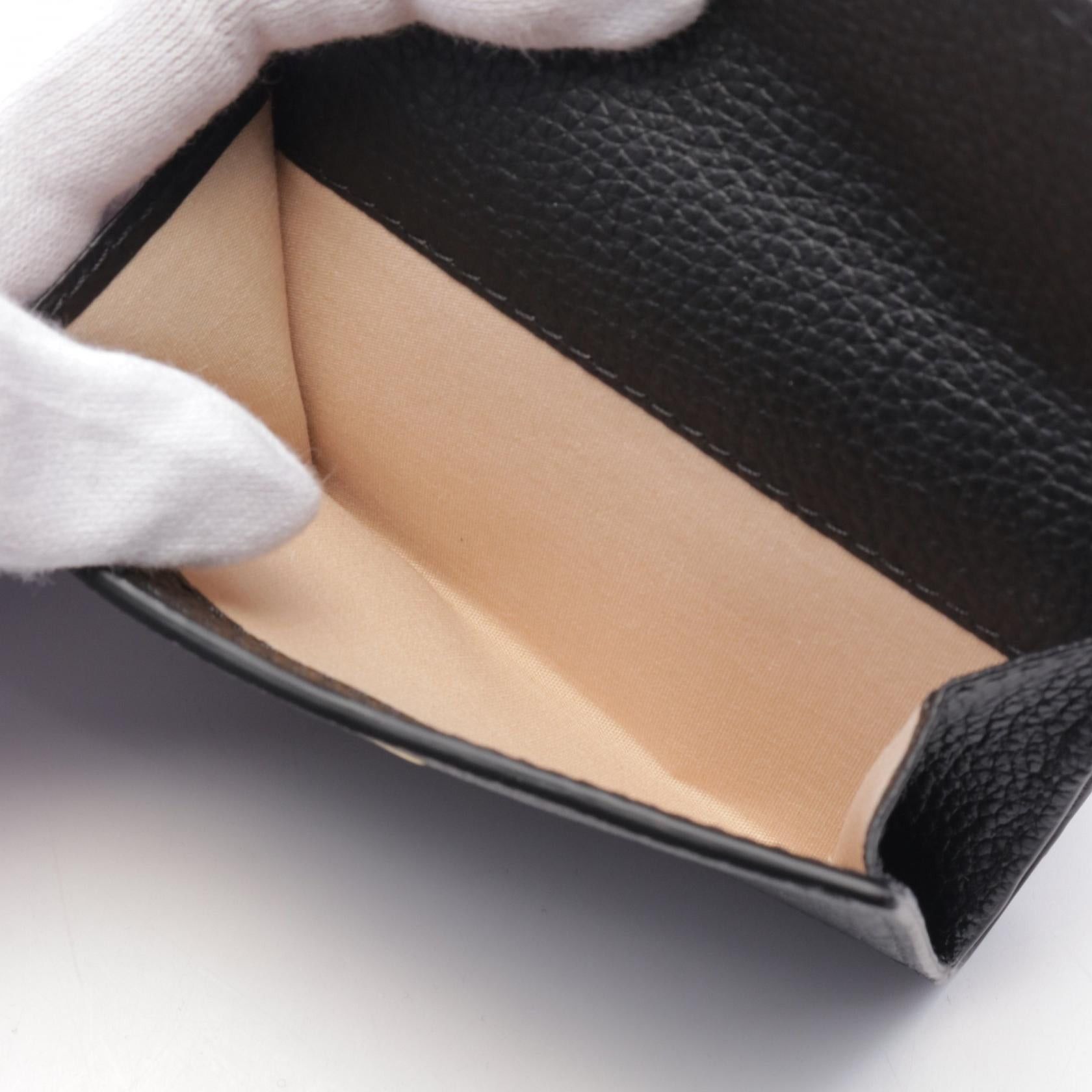 Chloe Chloe Marcie Small Trifold Wallet Leather Black Size ONE SIZE - 5 Thumbnail