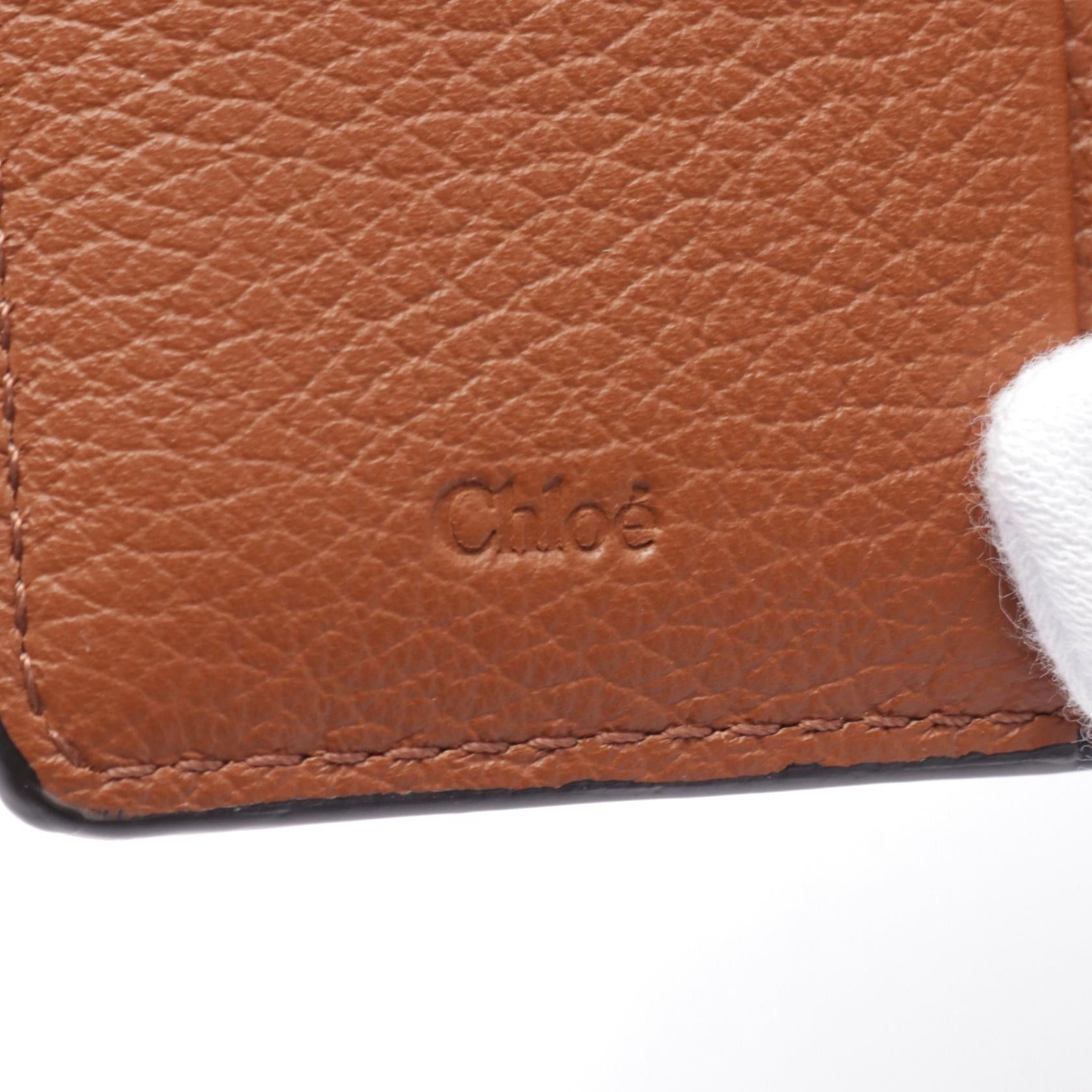 Chloe Chloe Marcie Small Trifold Wallet Leather Brown Size ONE SIZE - 4 Thumbnail