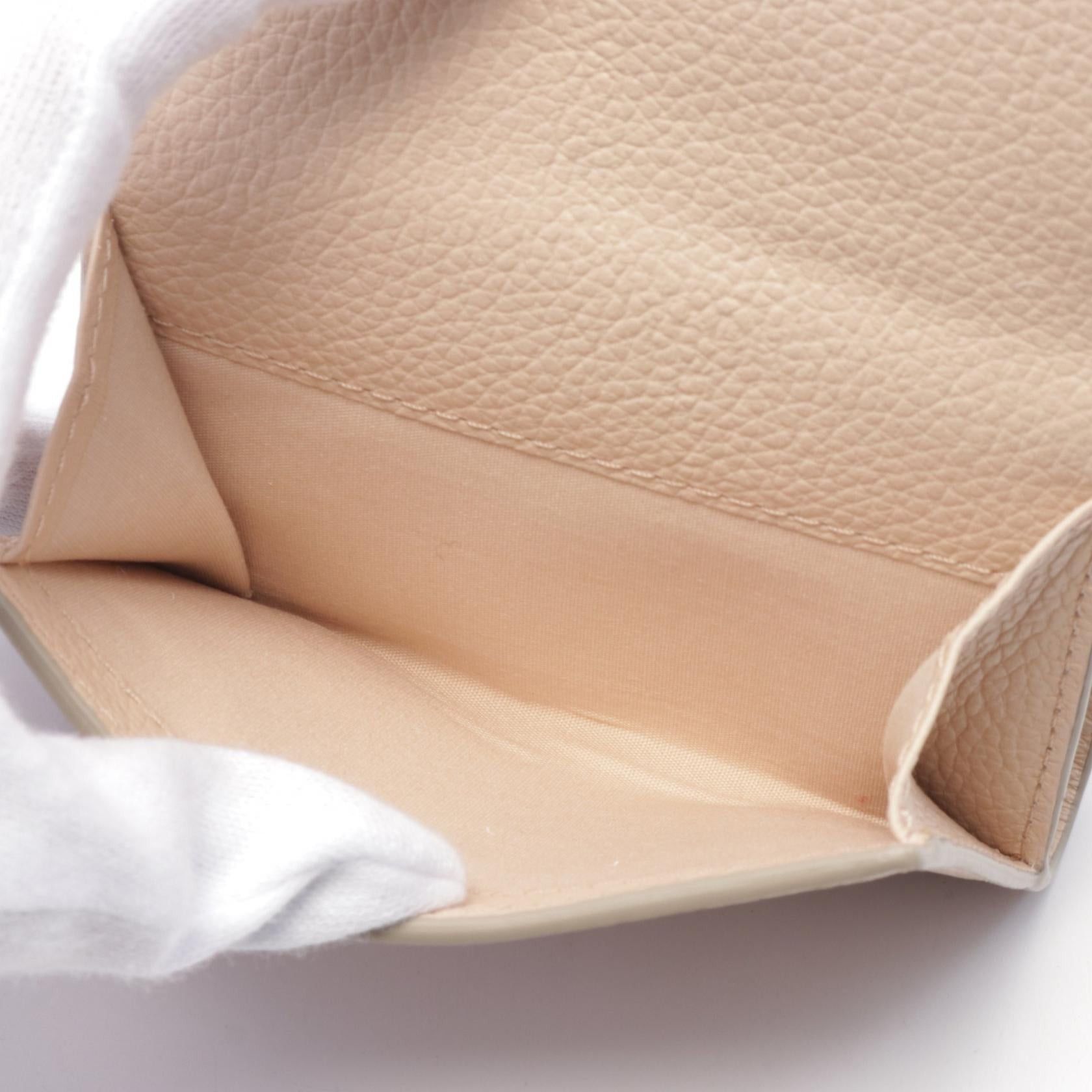 Chloe Chloe Marcie Small Trifold Wallet Leather Pink Size ONE SIZE - 5 Thumbnail
