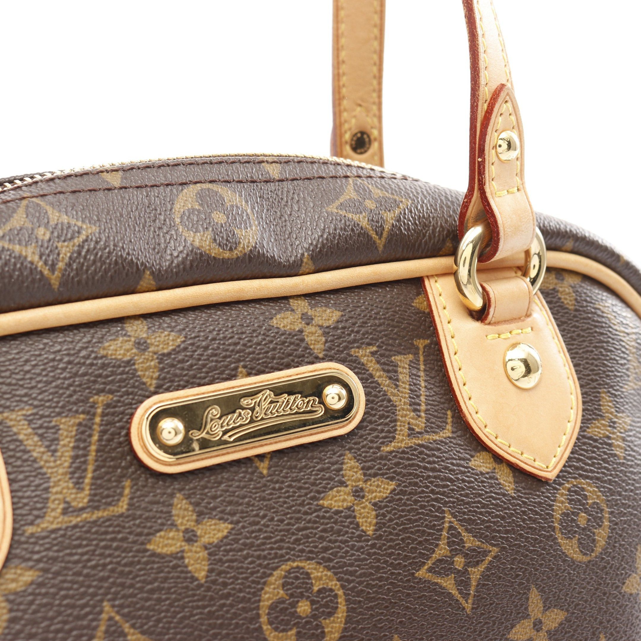 Louis Vuitton Louis Vuitton Montorgueil Pm Monogram Shoulder Bag Leather Brown Size ONE SIZE - 6 Thumbnail