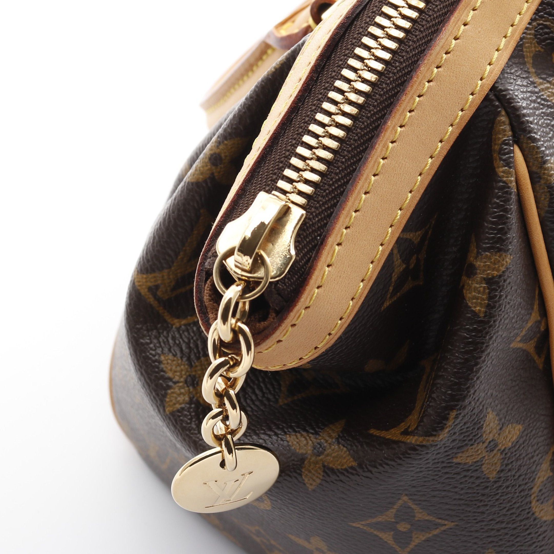 Louis Vuitton Louis Vuitton Tivoli Pm Monogram Handbag Leather Brown Size ONE SIZE - 9 Thumbnail