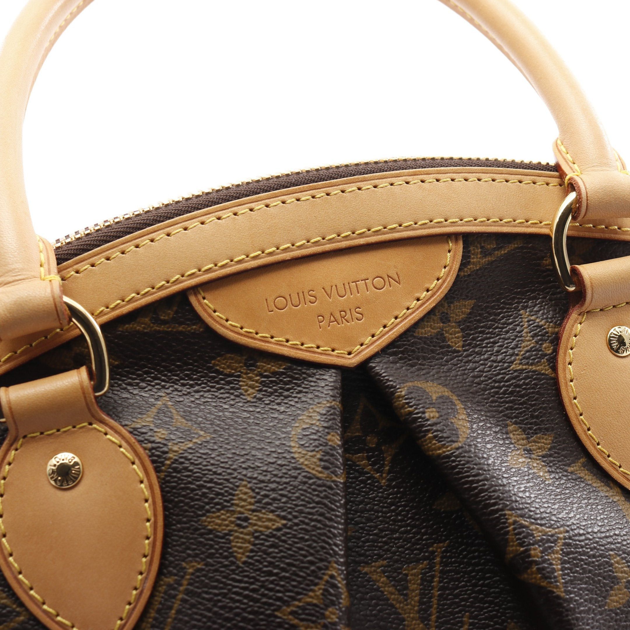 Louis Vuitton Louis Vuitton Tivoli Pm Monogram Handbag Leather Brown Size ONE SIZE - 7 Thumbnail