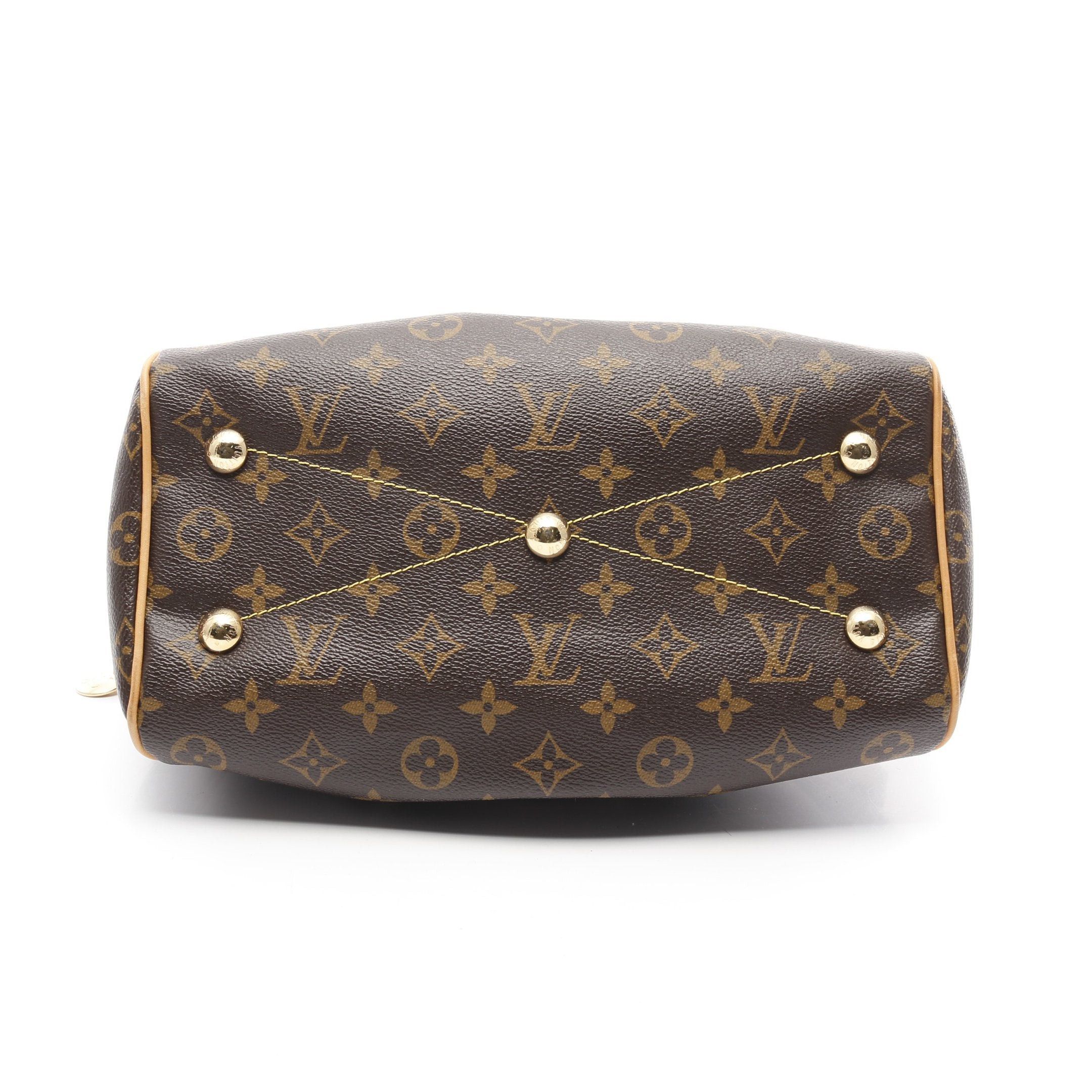 Louis Vuitton Louis Vuitton Tivoli Pm Monogram Handbag Leather Brown Size ONE SIZE - 11 Thumbnail