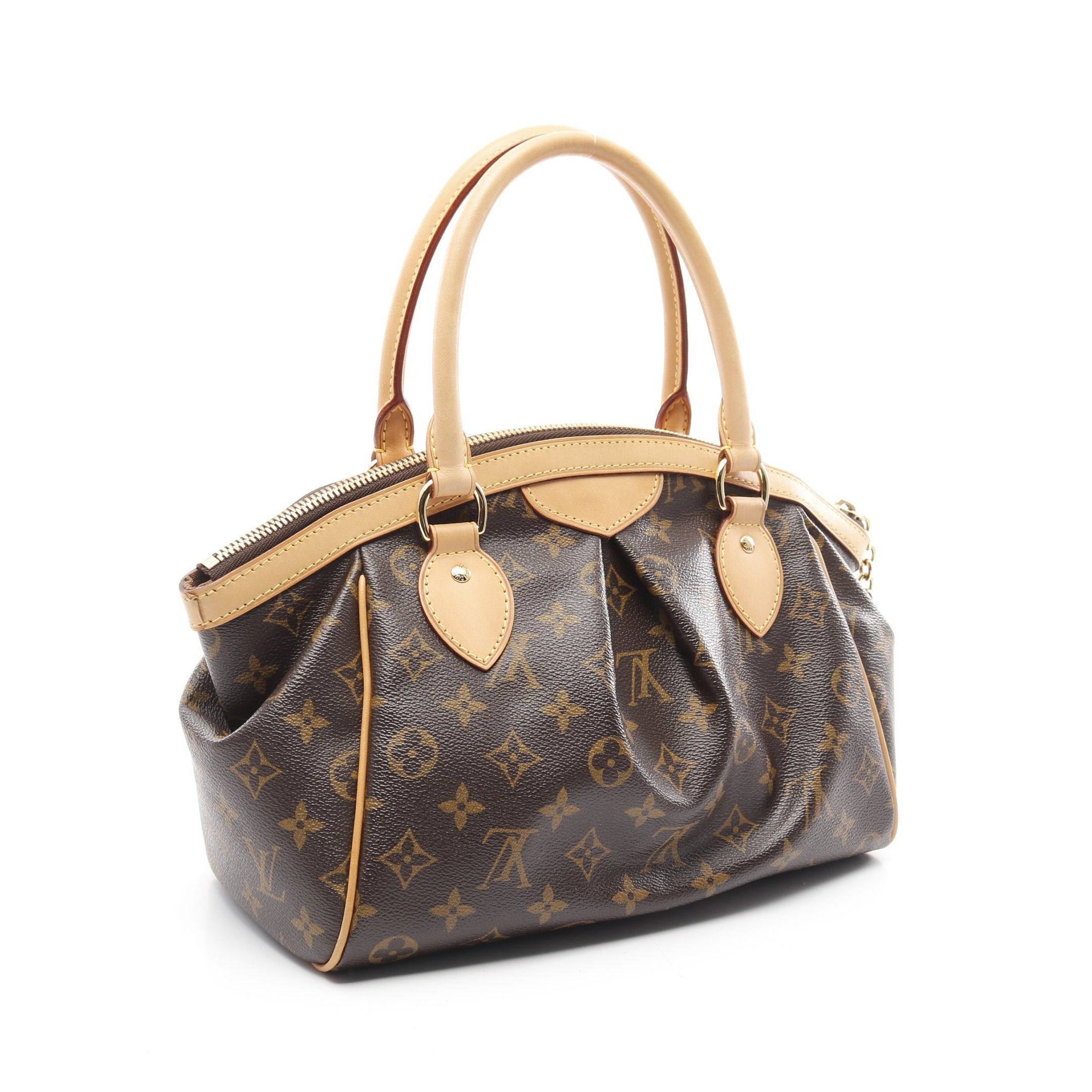 Louis Vuitton Louis Vuitton Tivoli Pm Monogram Handbag Leather Brown Size ONE SIZE - 2 Thumbnail
