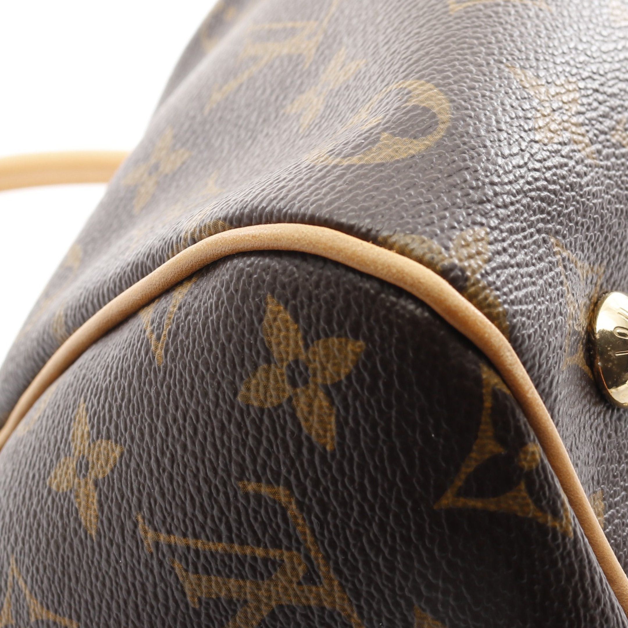 Louis Vuitton Louis Vuitton Tivoli Pm Monogram Handbag Leather Brown Size ONE SIZE - 10 Thumbnail