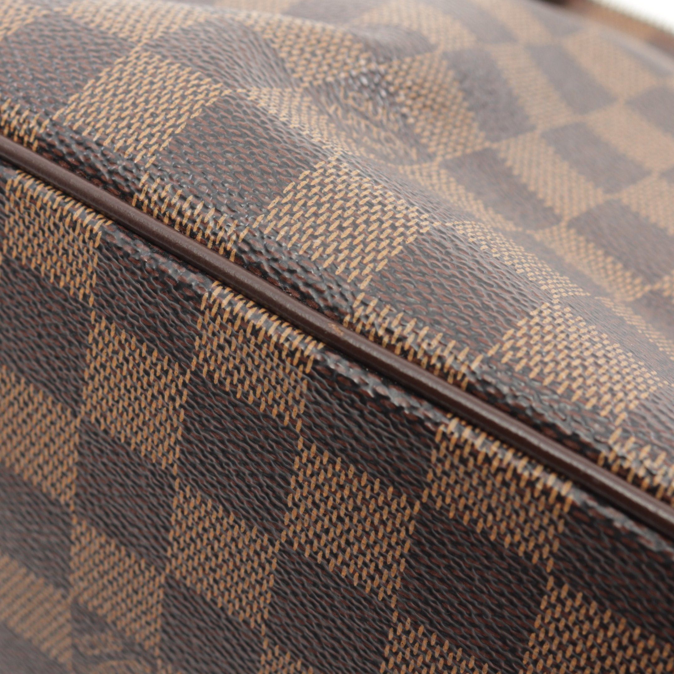 Louis Vuitton Louis Vuitton Saleya Pm Damier Ebene Handbag Tote Bag Leather Brown Size ONE SIZE - 9 Thumbnail