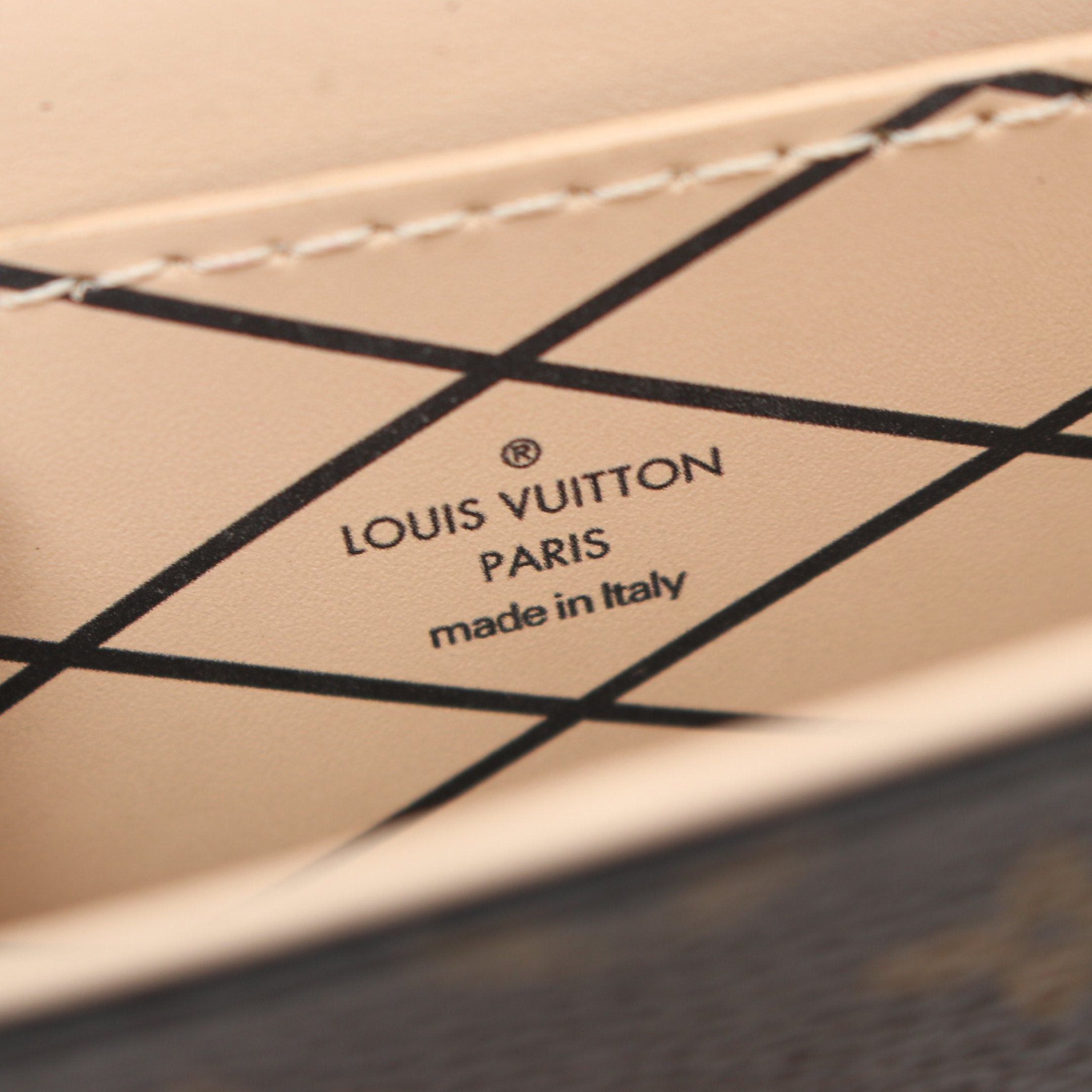 Louis Vuitton Louis Vuitton Pochette Trunk Vertical Monogram Shoulder Bag Leather Brown Black Size ONE SIZE - 4 Thumbnail