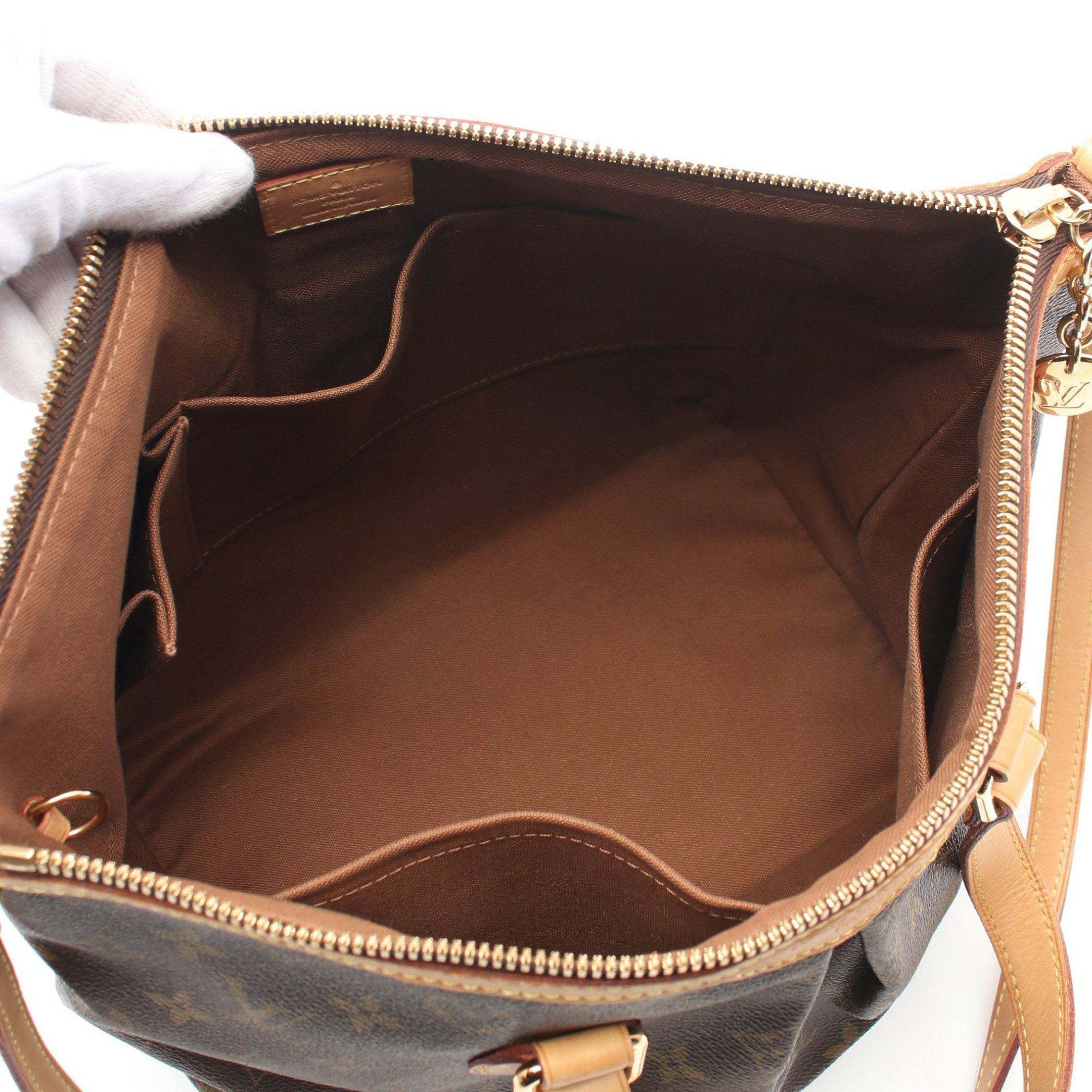 Louis Vuitton Louis Vuitton Palermo Pm Monogram Handbag Leather Brown Size ONE SIZE - 3 Thumbnail