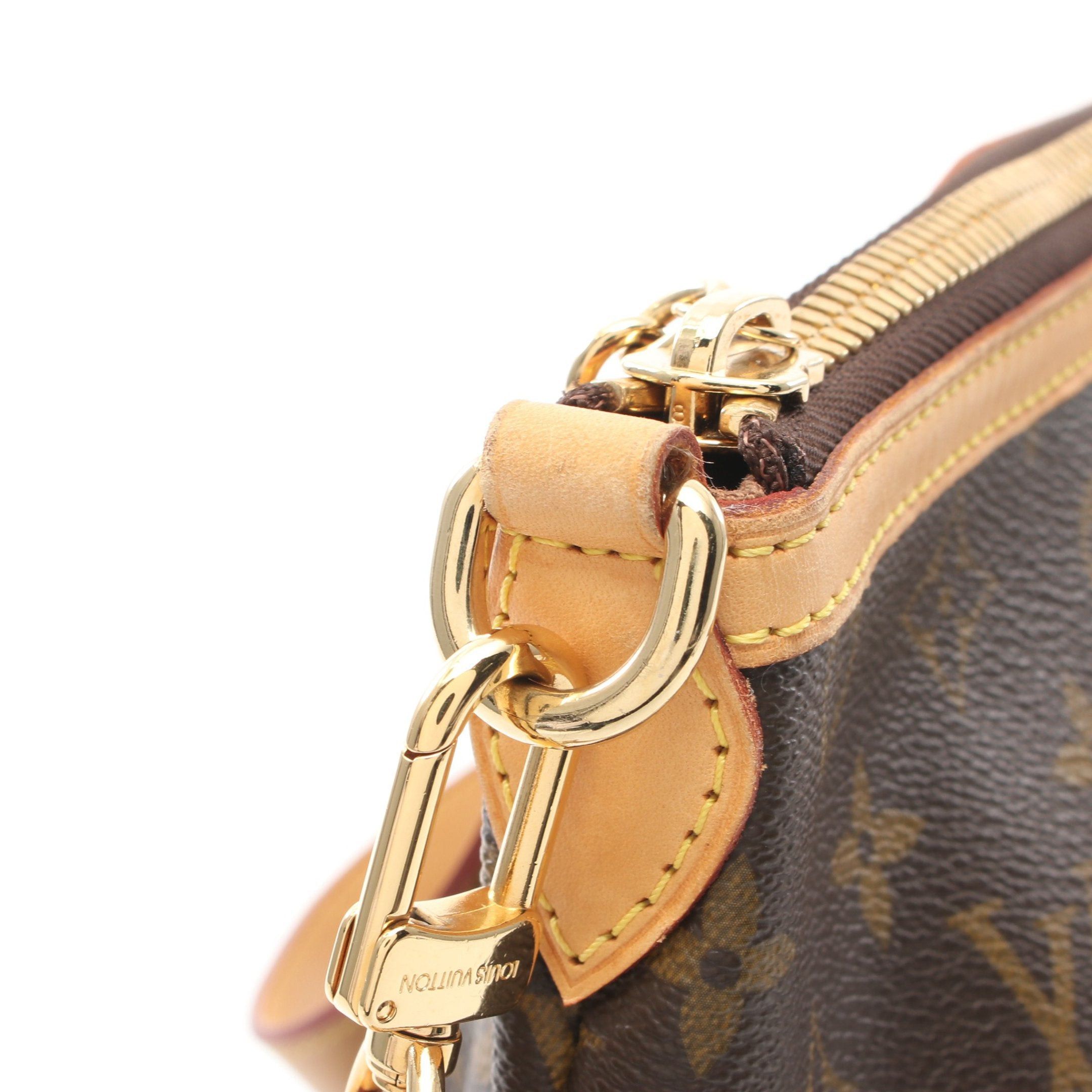 Louis Vuitton Louis Vuitton Palermo Pm Monogram Handbag Leather Brown Size ONE SIZE - 6 Thumbnail