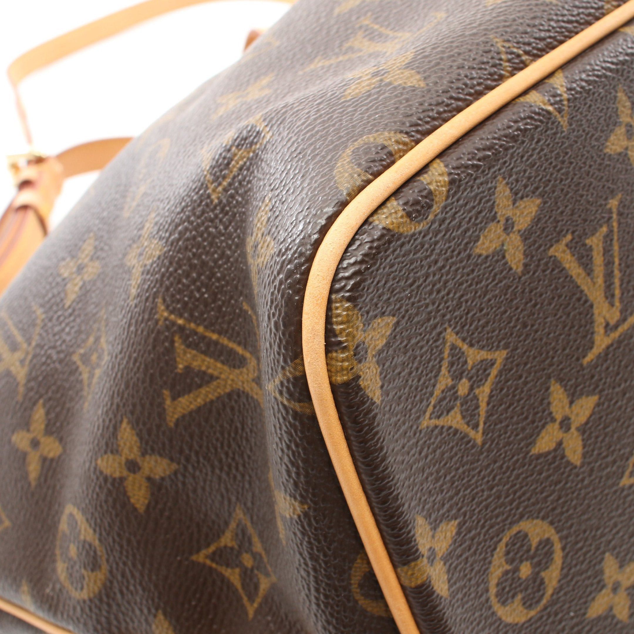 Louis Vuitton Louis Vuitton Palermo Pm Monogram Handbag Leather Brown Size ONE SIZE - 8 Thumbnail