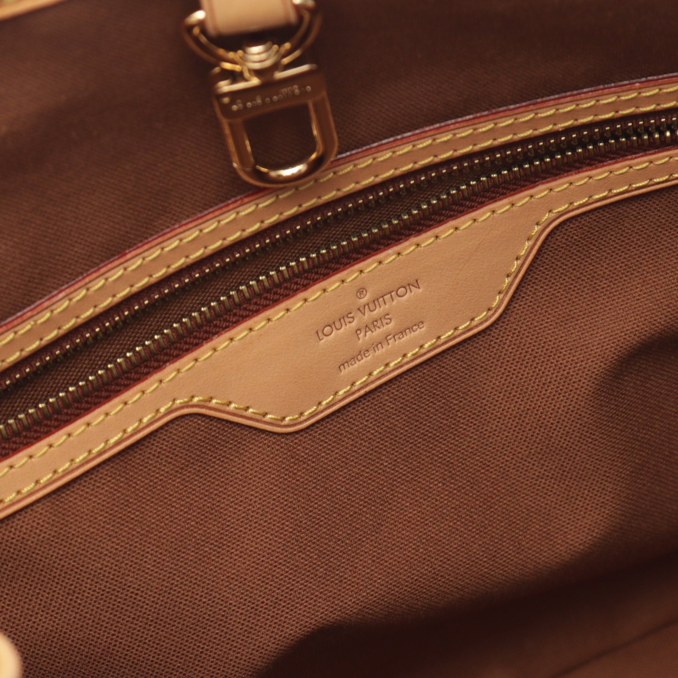 Louis Vuitton Louis Vuitton Batignolles Horizontal Monogram Shoulder Bag Leather Brown Size ONE SIZE - 4 Thumbnail