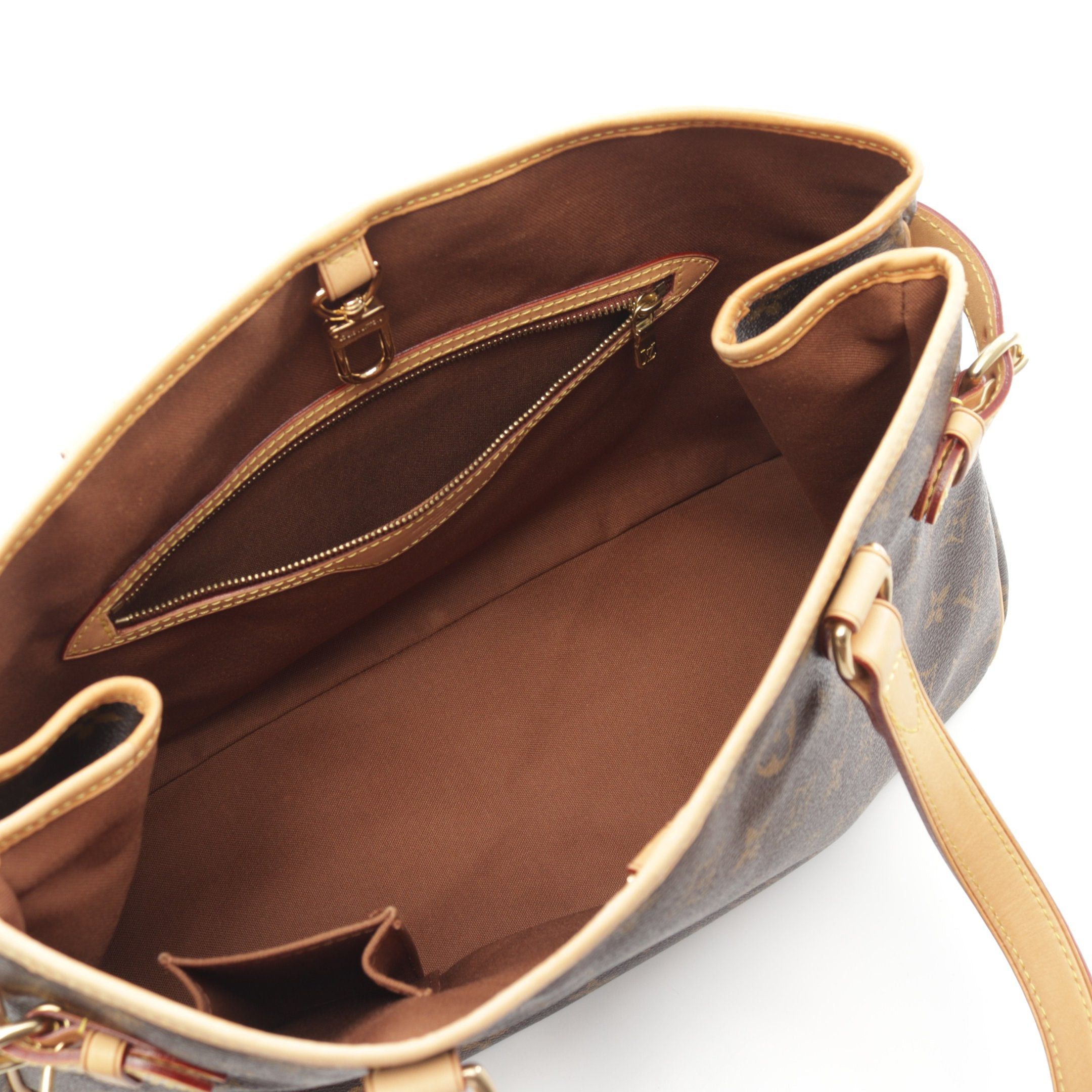 Louis Vuitton Louis Vuitton Batignolles Horizontal Monogram Shoulder Bag Leather Brown Size ONE SIZE - 3 Thumbnail