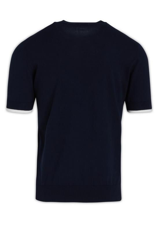 Paolo Pecora PAOLO PECORA Men Sweater A020F100 6685 BLUE Size US XL / EU 56 / 4 - 2 Thumbnail