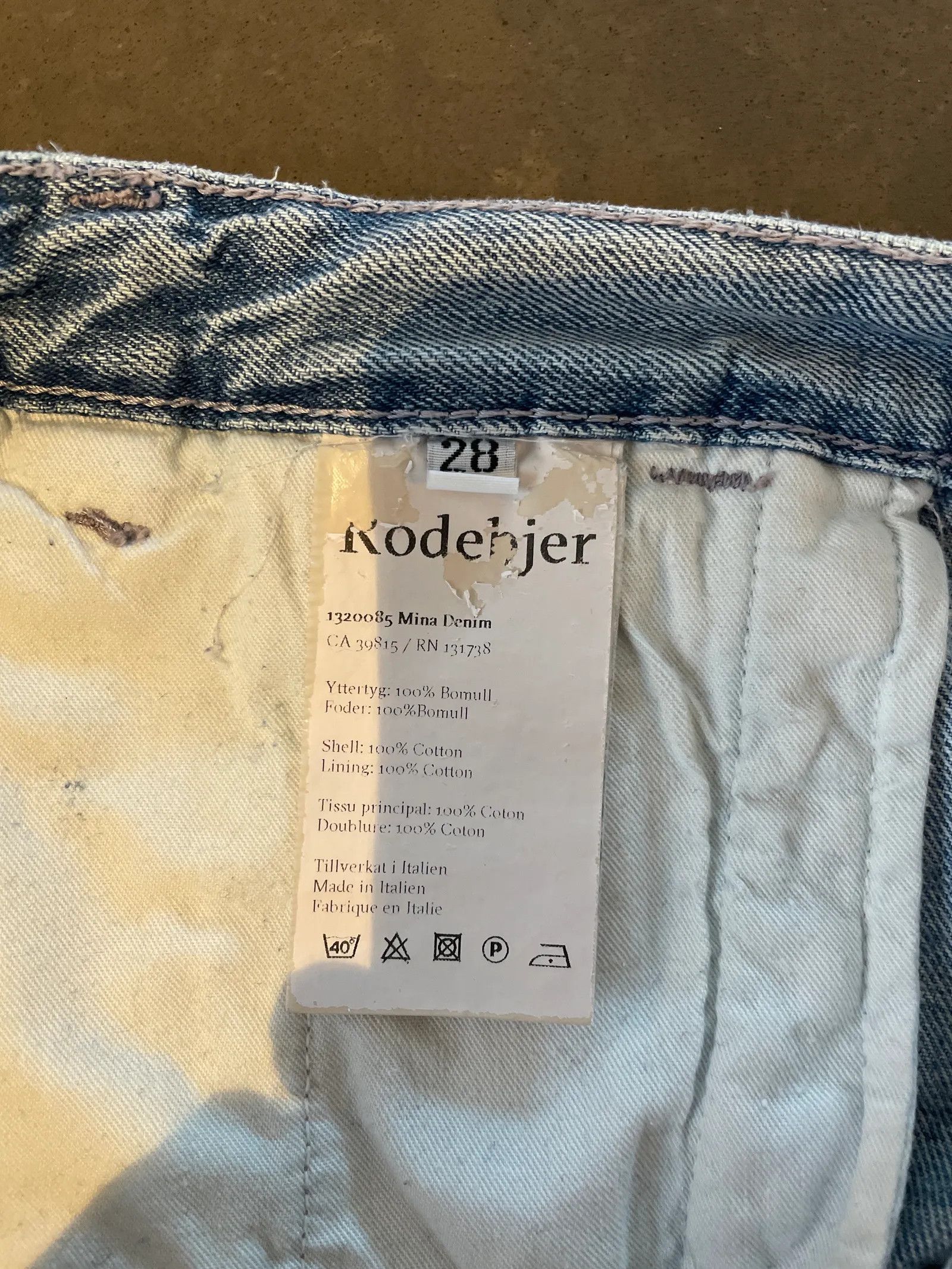 Rodebjer Rodebjer 1320085 Mina Jeans Size 28" / US 6 / IT 42 - 3 Thumbnail
