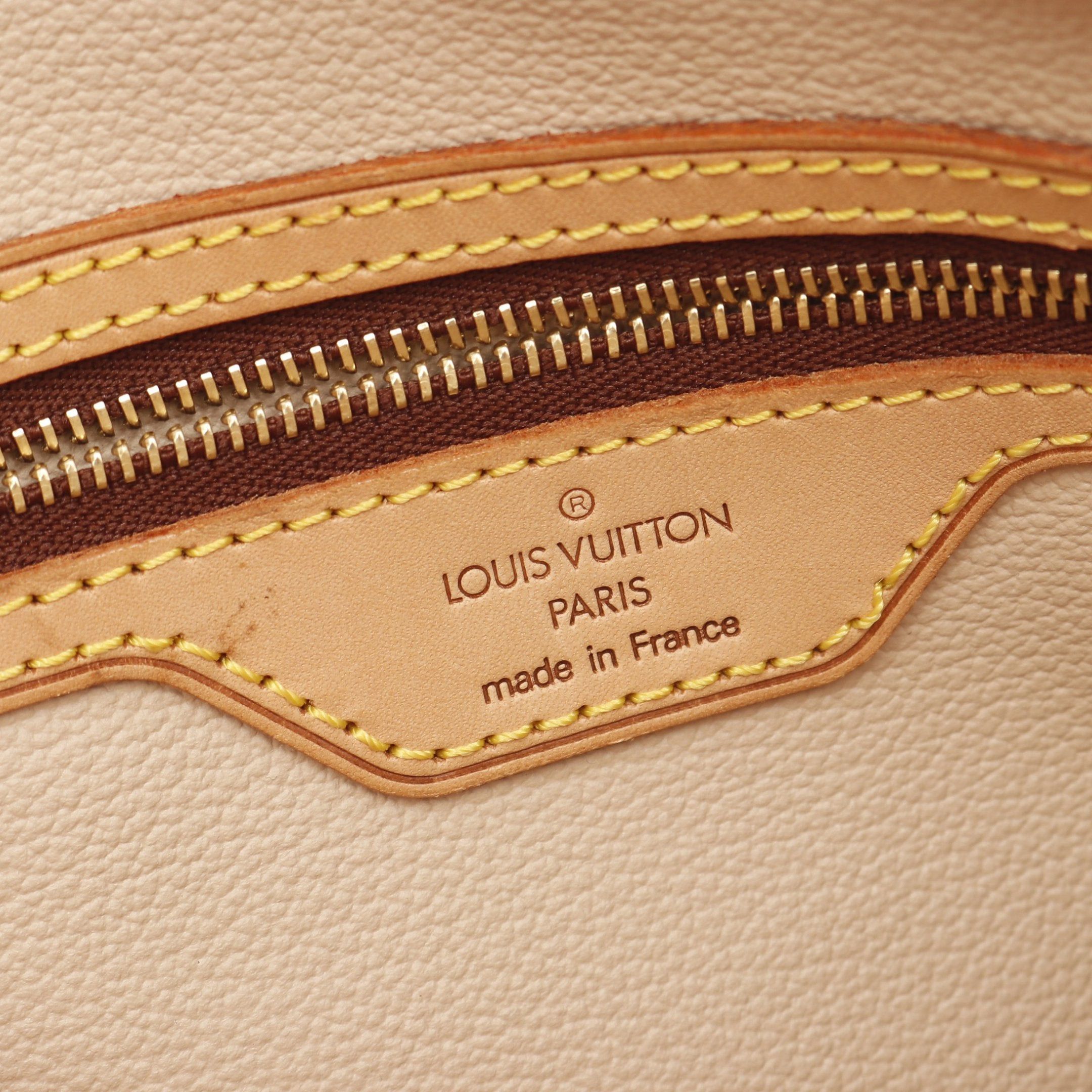 Louis Vuitton Louis Vuitton Bucket Pm Monogram Handbag Leather Brown Size ONE SIZE - 4 Thumbnail