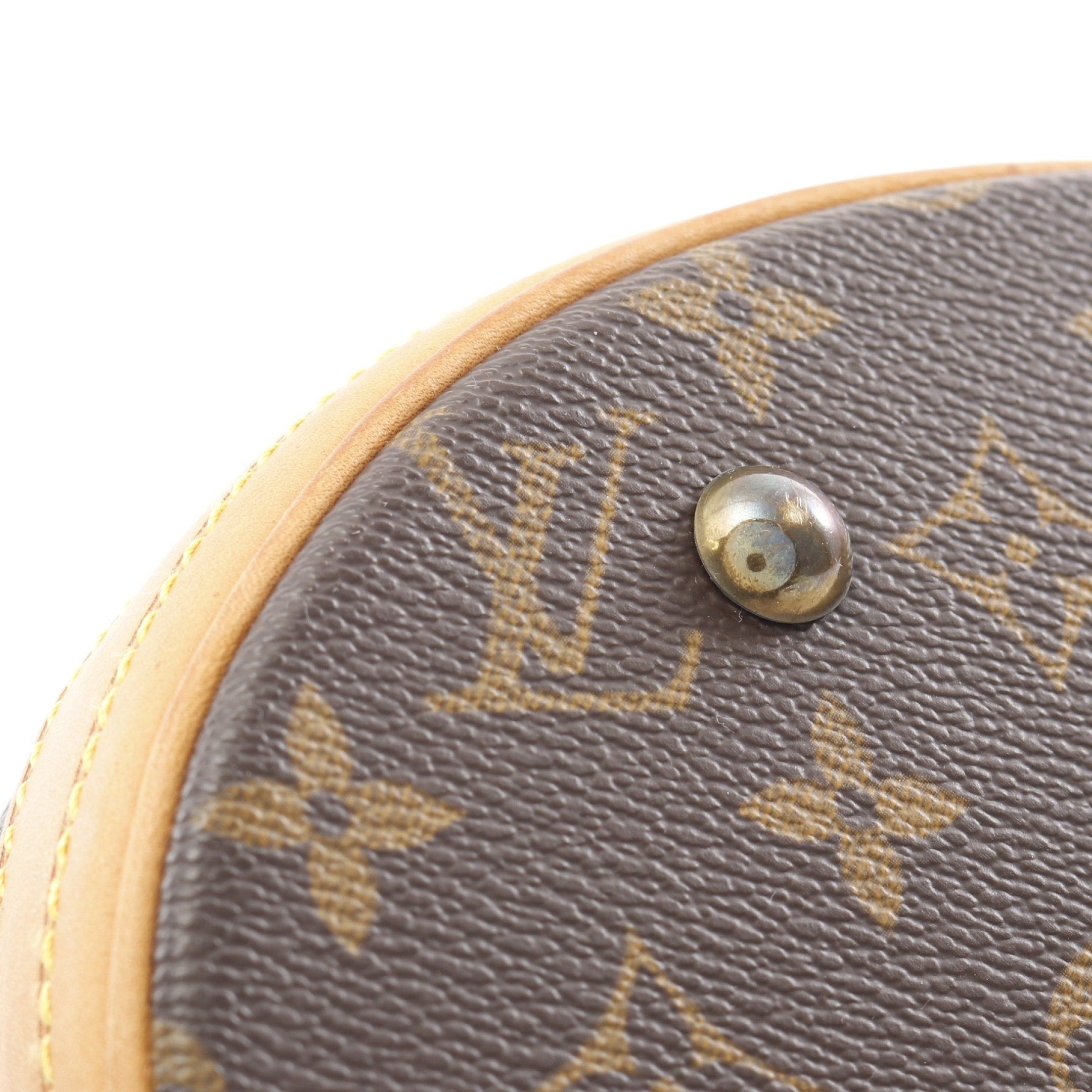 Louis Vuitton Louis Vuitton Bucket Pm Monogram Handbag Leather Brown Size ONE SIZE - 10 Thumbnail