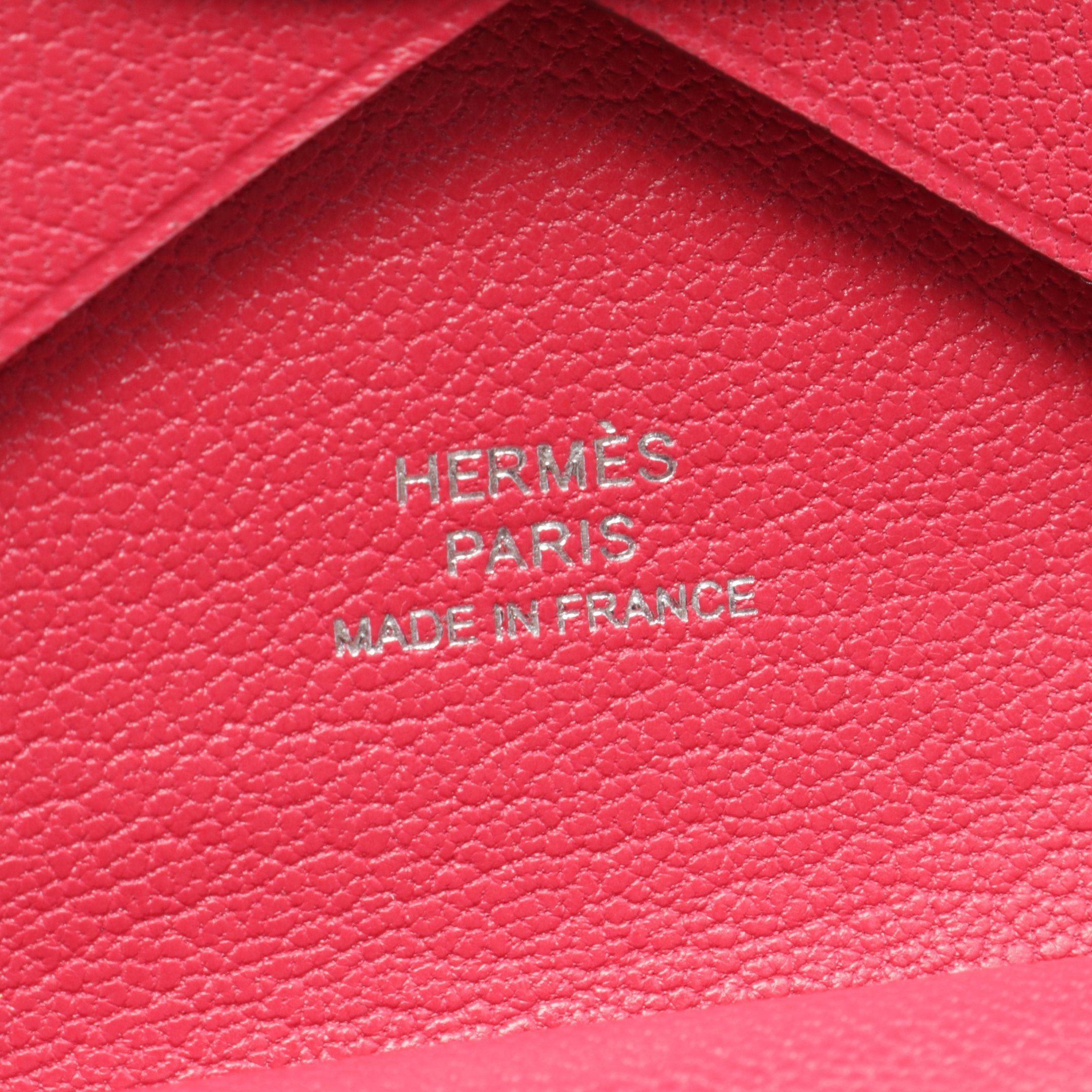 Hermes Hermes Calviduo Rose Extreme Coin Purse Shevl Shamqila Pink Purple Silver Hardware B Stamp Size ONE SIZE - 4 Thumbnail