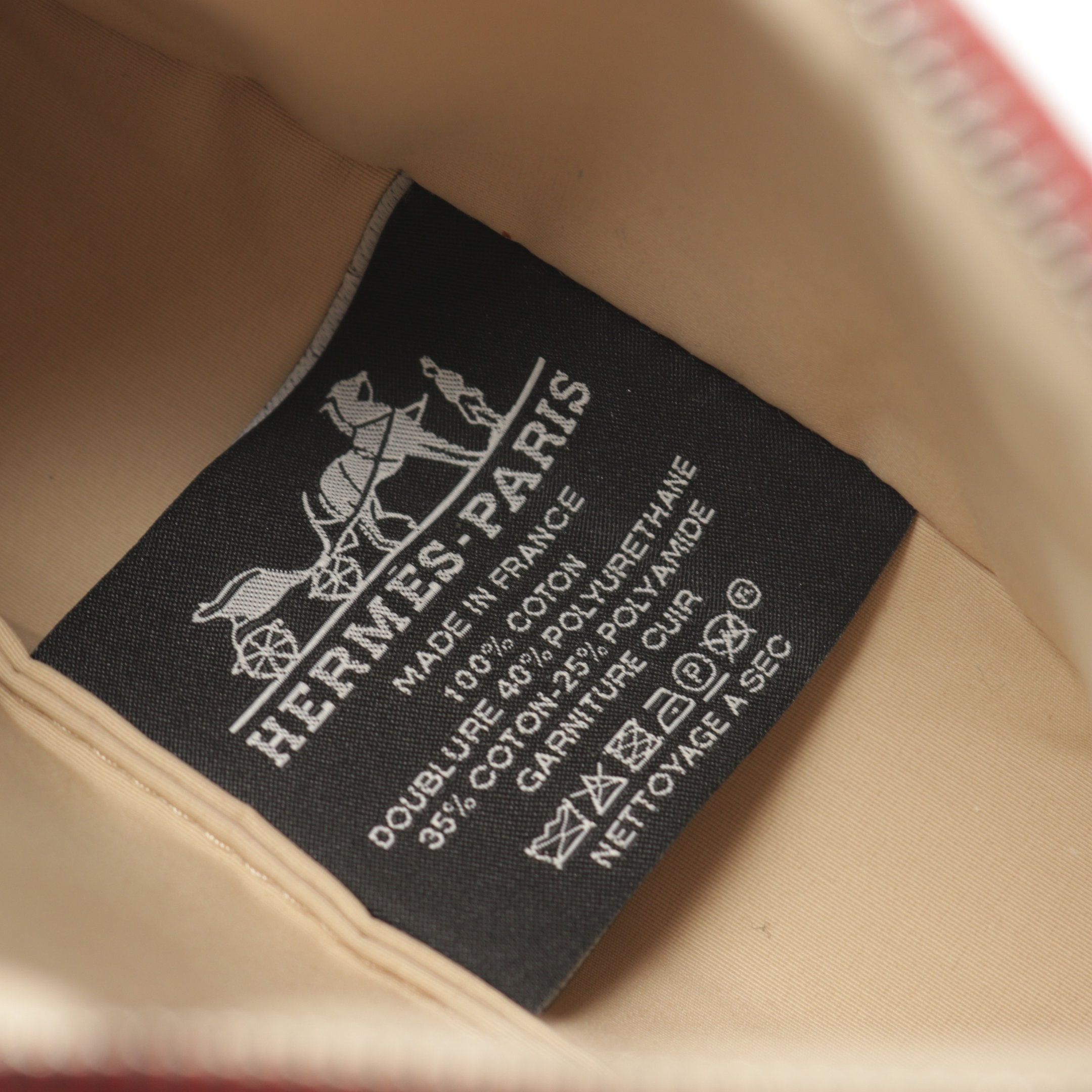 Hermes Hermes Bolide Pouch 15 Mini Canvas Bordeaux Silver Hardware Size ONE SIZE - 4 Thumbnail