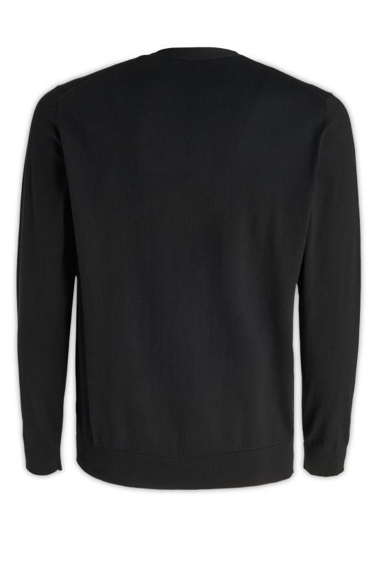 Paolo Pecora PAOLO PECORA Men Sweater A001F100 9000 Nero Size US XL / EU 56 / 4 - 2 Thumbnail